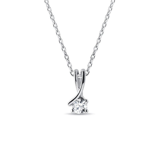 0.50 CT Round Moissanite Diamond Solitaire Pendent Necklace - farrellouise