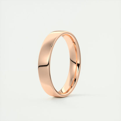 Polished Finish Regular White Gold Men's Band - farrellouise