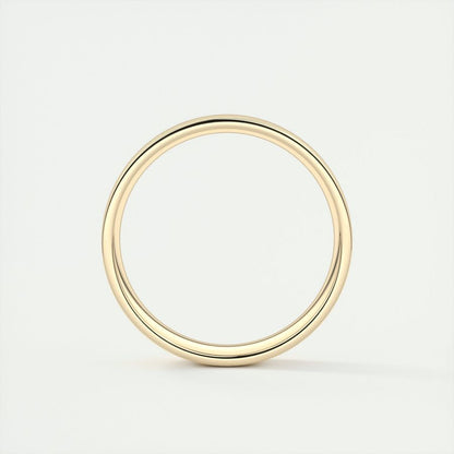 Polished Finish Regular Yellow Gold Men's Band - farrellouise