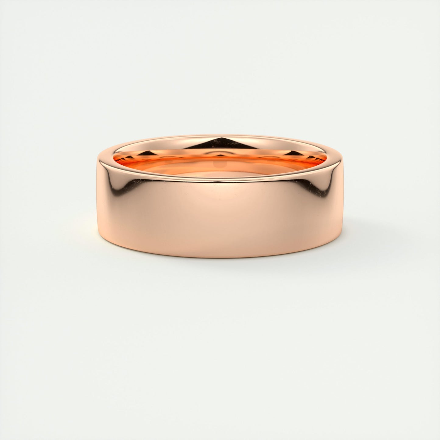Polished Finish Classic Yellow Gold Men's Band - farrellouise