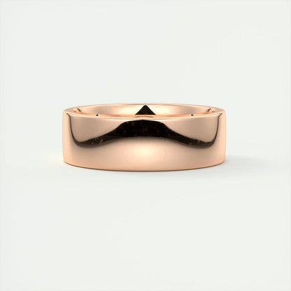 Polished Finish Classic Yellow Gold Men's Band - farrellouise