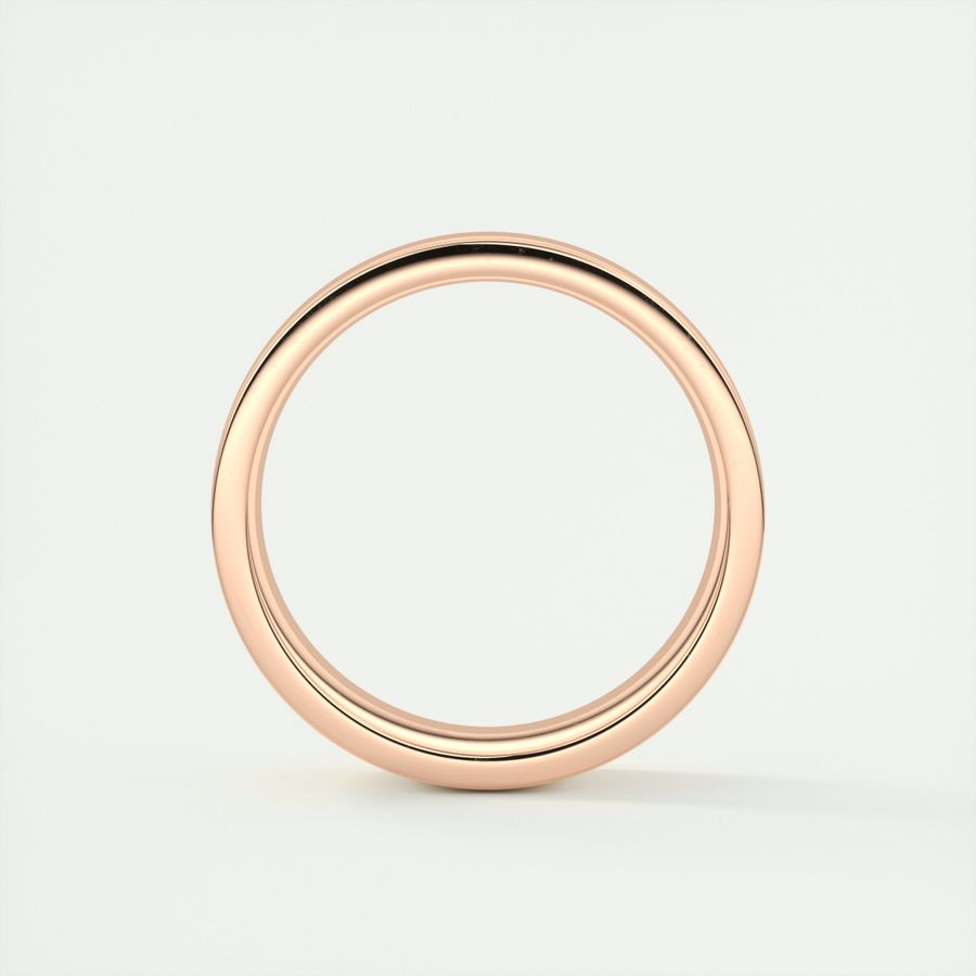 Polished Finish Classic Yellow Gold Men's Band - farrellouise