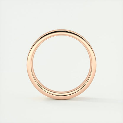 Polished Finish Classic Yellow Gold Men's Band - farrellouise