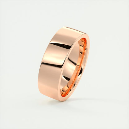 Polished Finish Classic Yellow Gold Men's Band - farrellouise