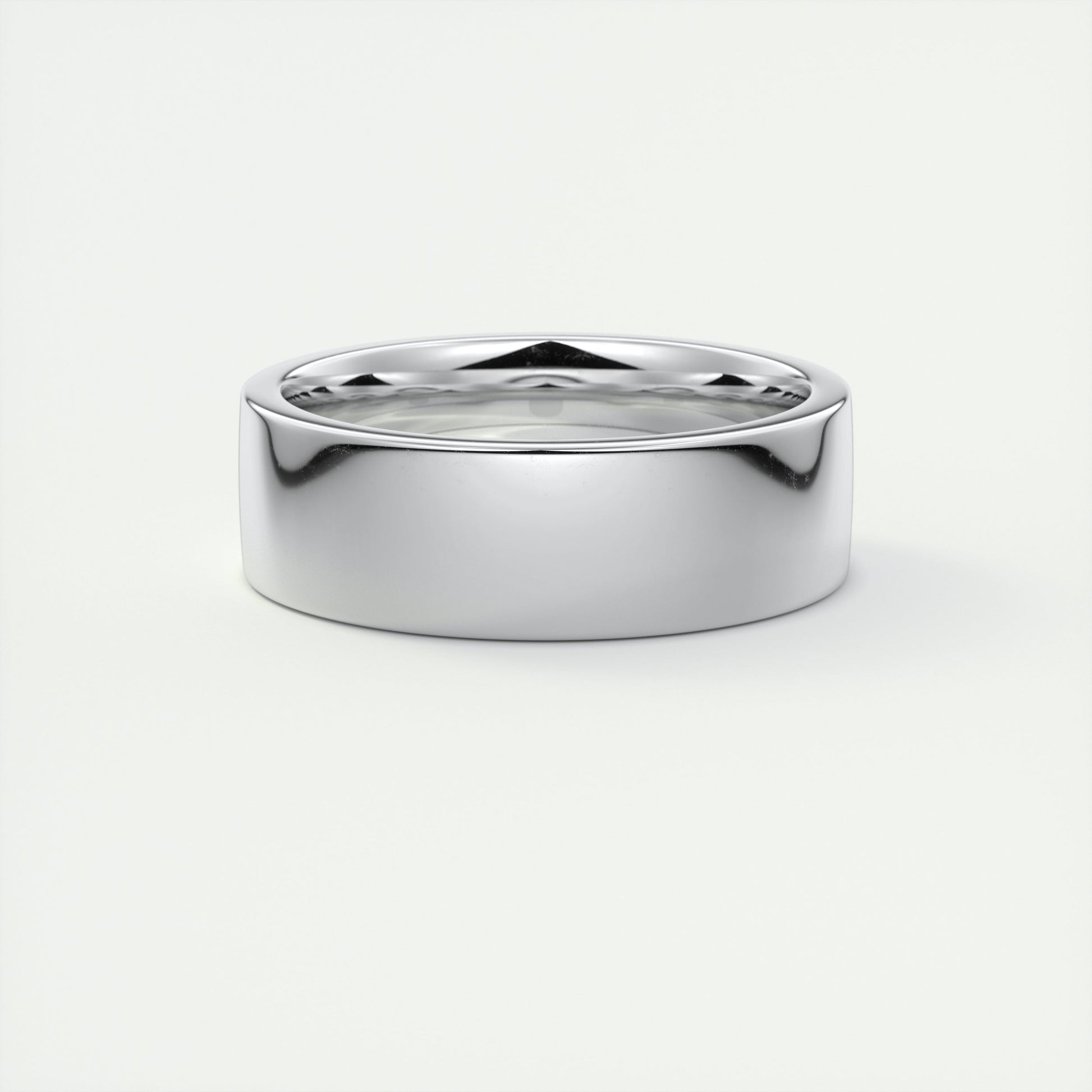 Polished Finish Classic Yellow Gold Men's Band - farrellouise