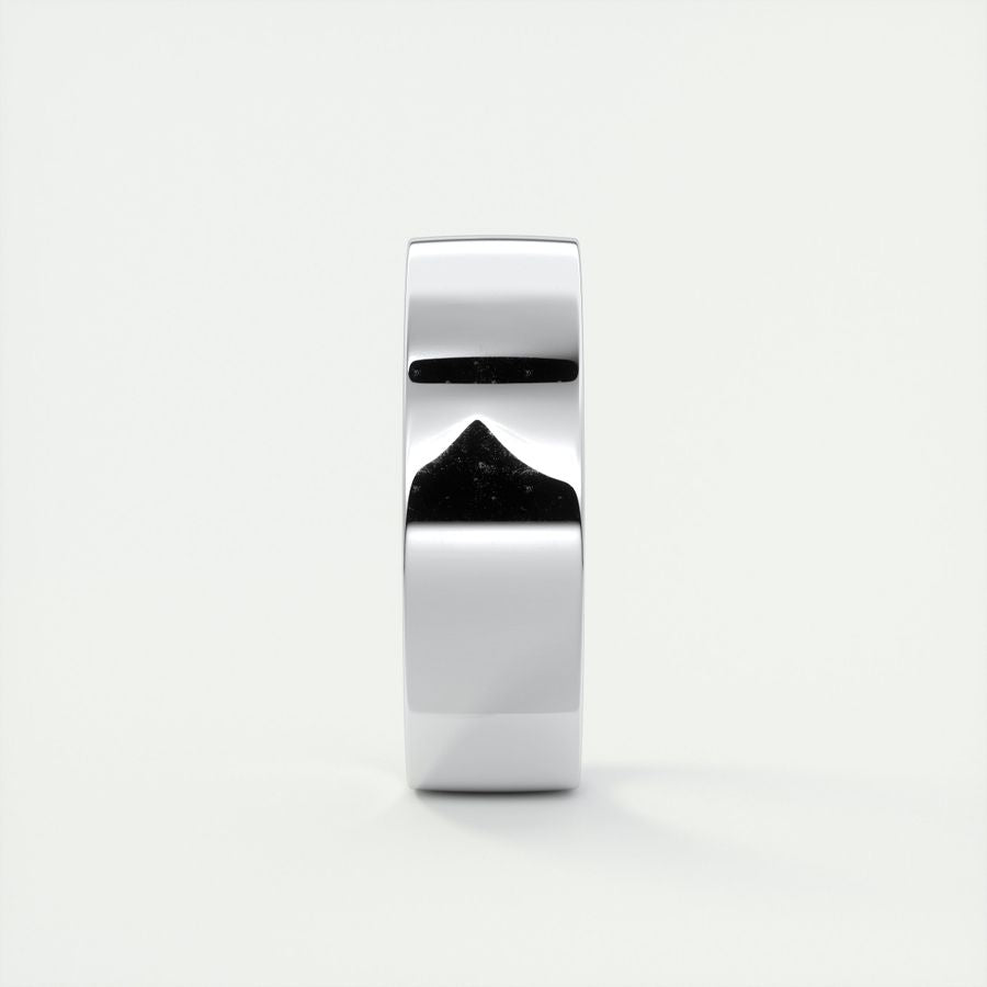Polished Finish Classic Yellow Gold Men's Band - farrellouise
