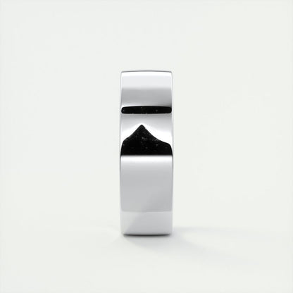 Polished Finish Classic Yellow Gold Men's Band - farrellouise