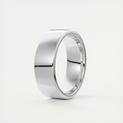 Polished Finish Classic Yellow Gold Men's Band - farrellouise