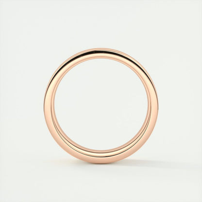 High-Polish Finish Classic Men's Band - farrellouise