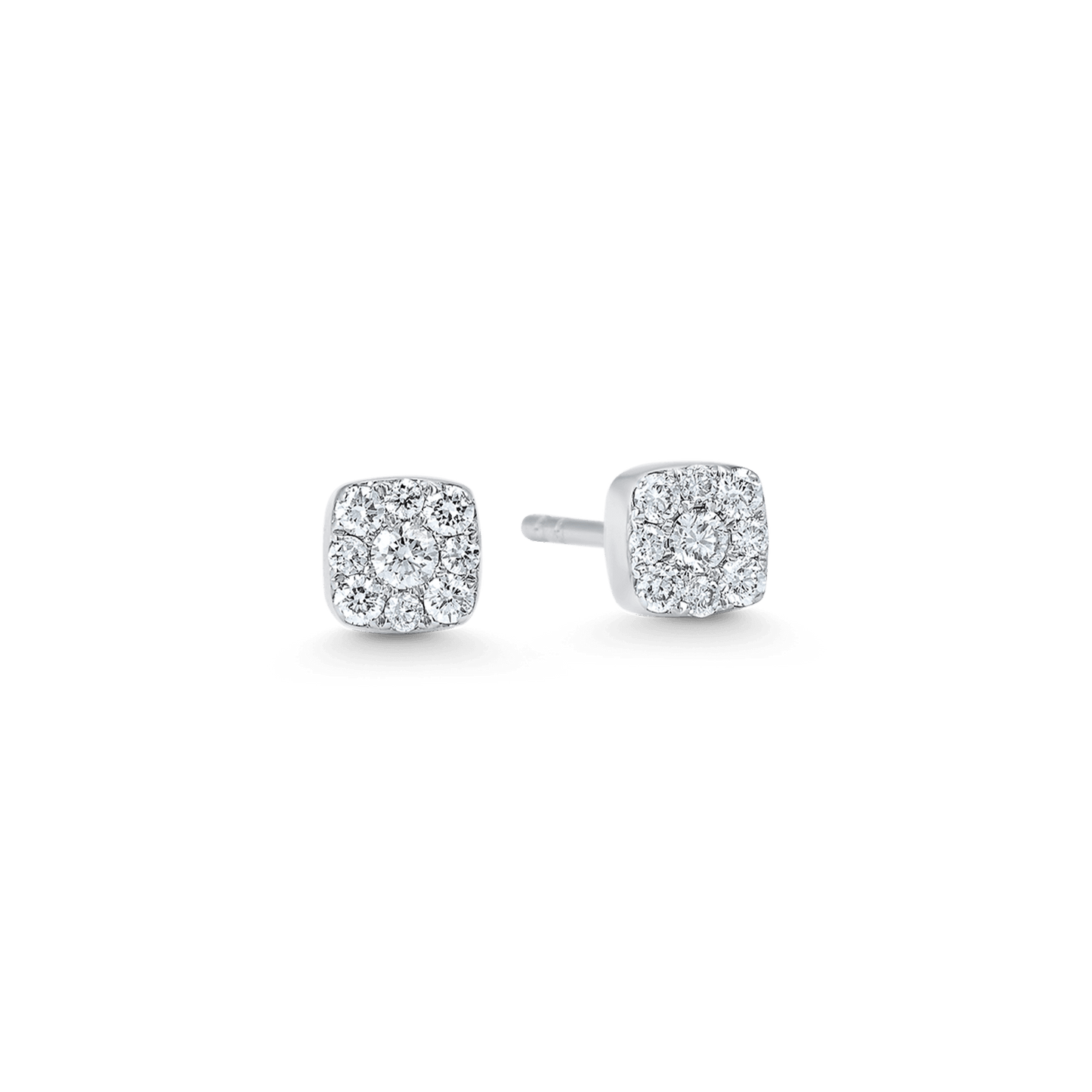 0.25 TCW Round Moissanite Diamond Stud Earrings - farrellouise