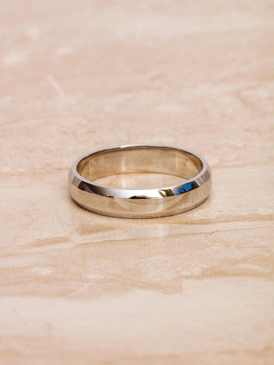 Polished Classic Wedding Band For Men - farrellouise