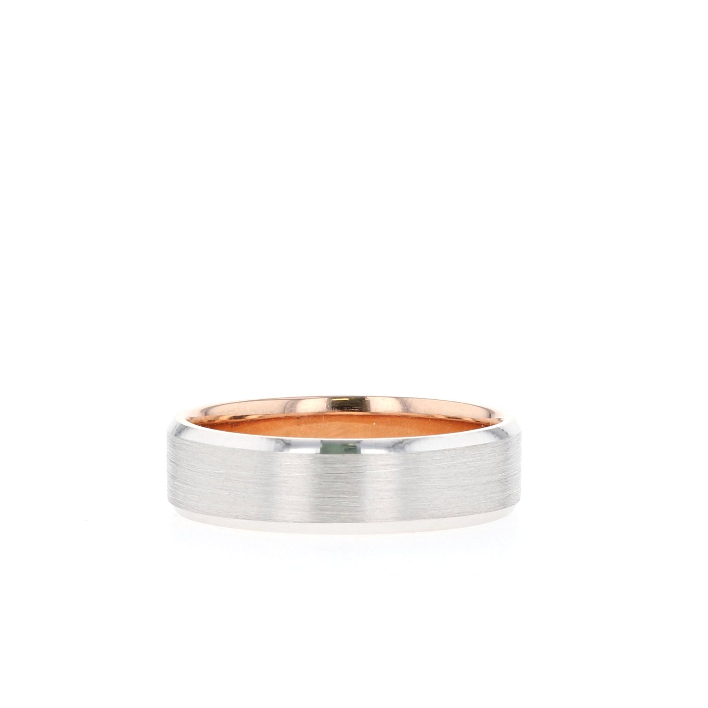 Satin-Finish Regular Yellow Gold Men's Band - farrellouise