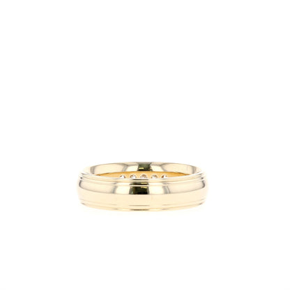 Stone Setting High Polish Finish Men's Band - farrellouise