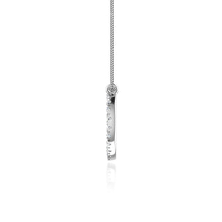 0.23 TCW Round Moissanite Diamond Circle Pendant Necklace - farrellouise