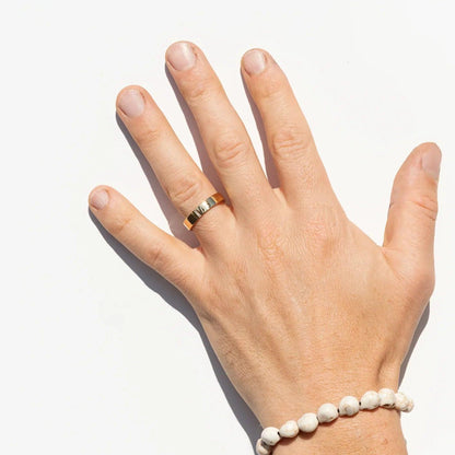 Classic Needle Baguette Wedding Band For Men - farrellouise