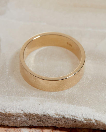 Polished Classic Wedding Band For Men - farrellouise