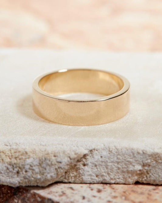 Polished Classic Wedding Band For Men - farrellouise