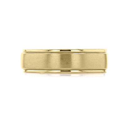 Men's Brushed Finish Classic Wedding Band - farrellouise