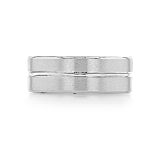 Men's Brushed Finish Classic Wedding Band - farrellouise