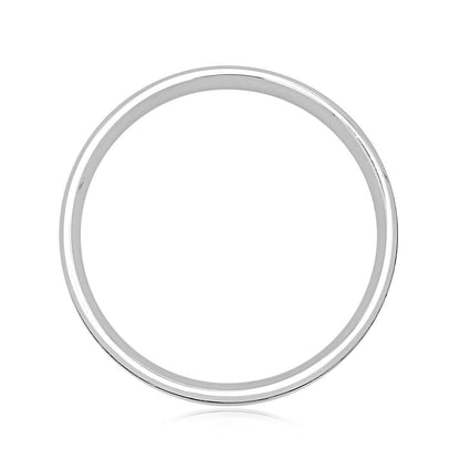 Milgrain Brushed Polish Men's Wedding Band - farrellouise