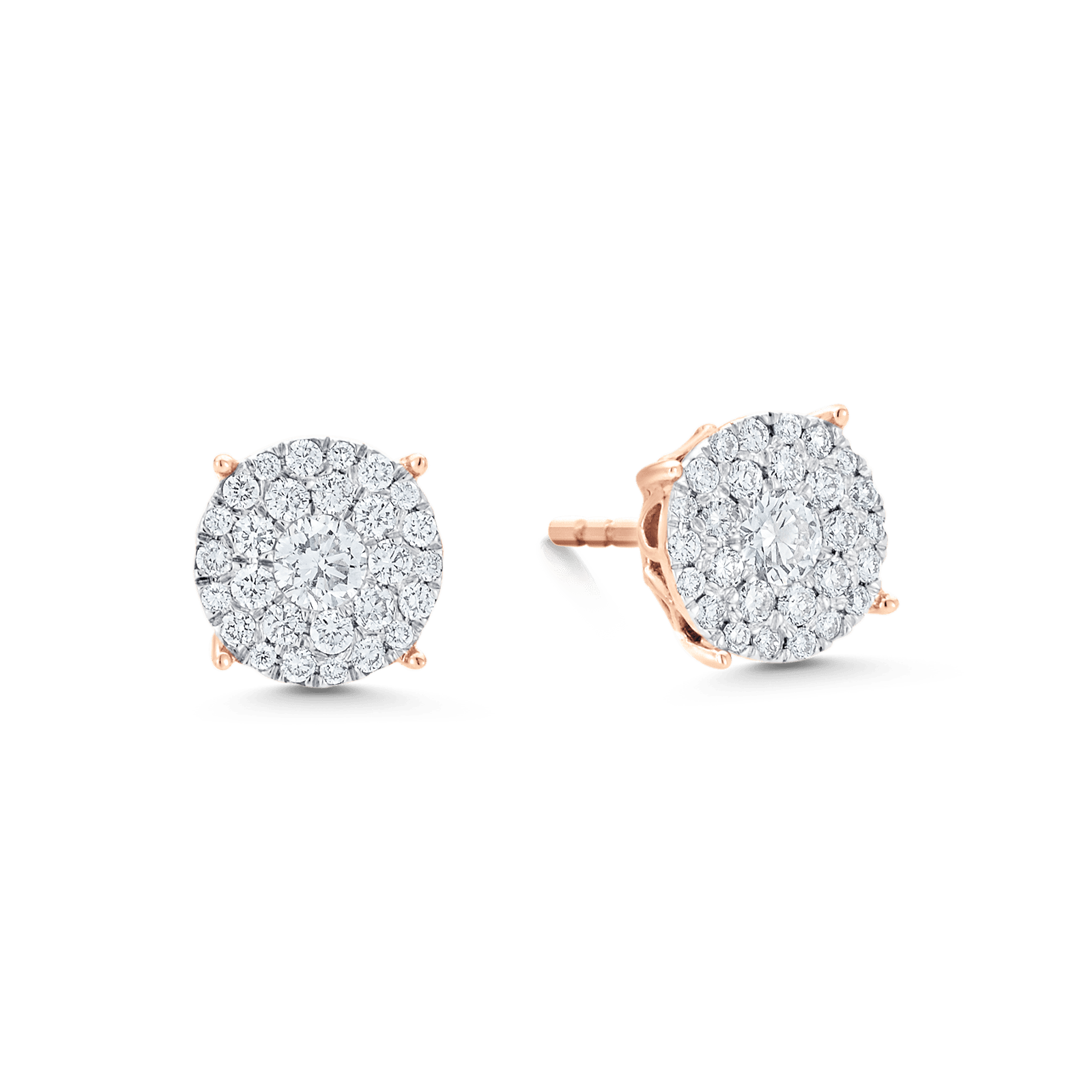 3.20 TCW Round Moissanite Diamond Studs Earrings - farrellouise