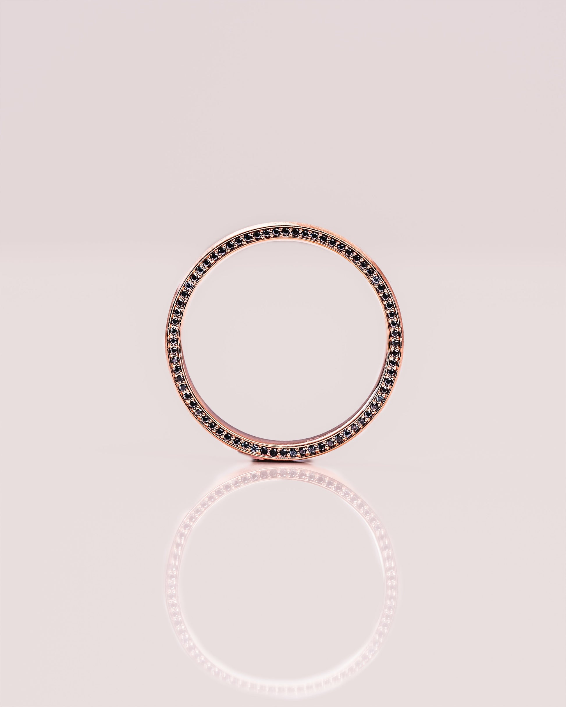 Classic Brushed-Finish Rose Gold Men's Band - farrellouise