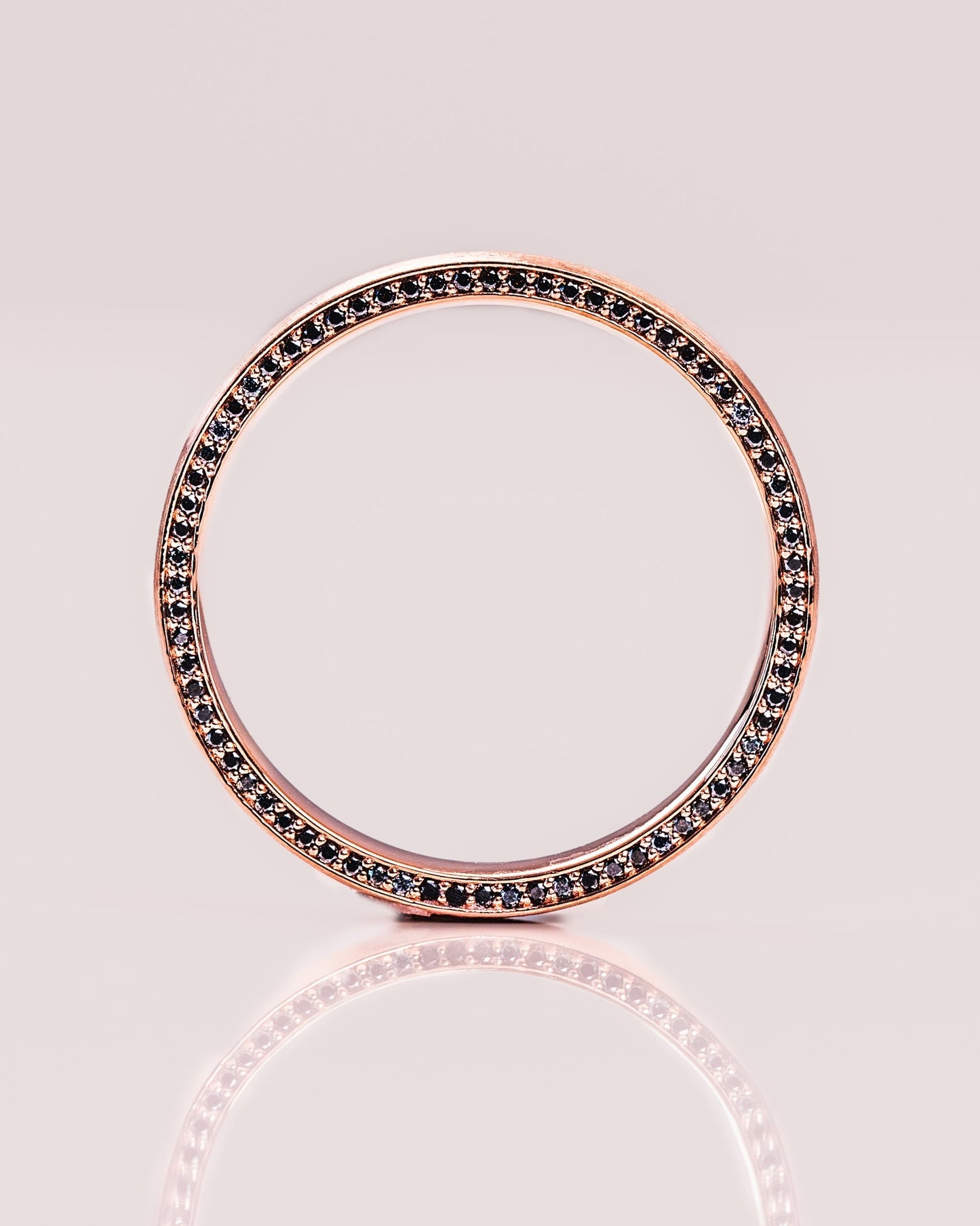Classic Brushed-Finish Rose Gold Men's Band - farrellouise