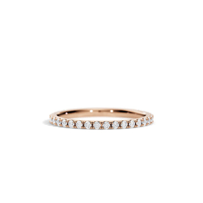 0.40 TCW Round Full  Eternity Wedding Band