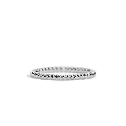 Twisted Plain Wedding Band