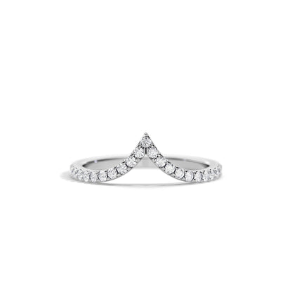 0.25 TCW  Round Minimalist magic Moissanite Wedding Band