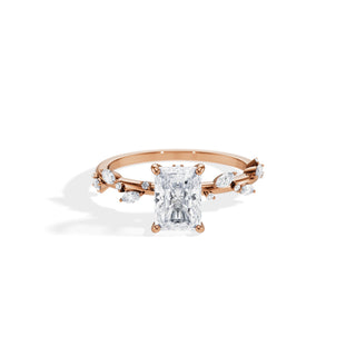 1.20 CT Radiant Cut Moissanite Twig Setting Engagement Ring