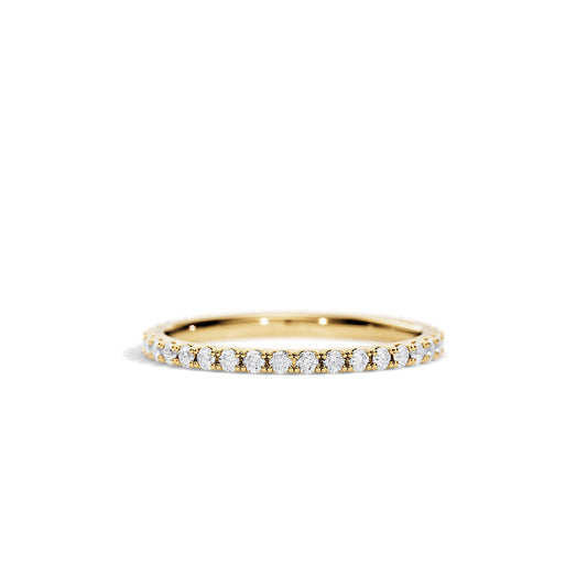 0.40 TCW Round Full  Eternity Wedding Band