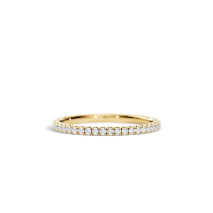 0.25 TCW Round Full Eternity Moissanite Wedding Band