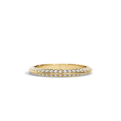 0.35 TCW Round Half Eternity Moissanite Wedding Band