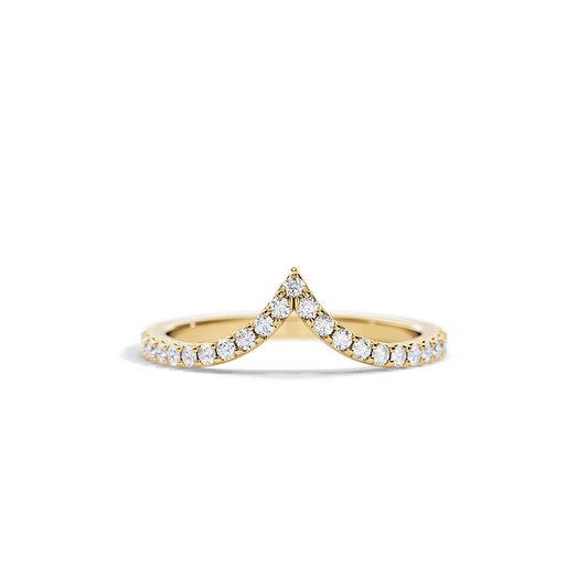 0.25 TCW  Round Minimalist magic Moissanite Wedding Band