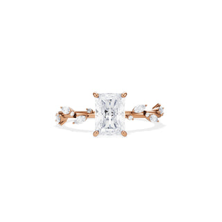 1.20 CT Radiant Cut Moissanite Twig Setting Engagement Ring