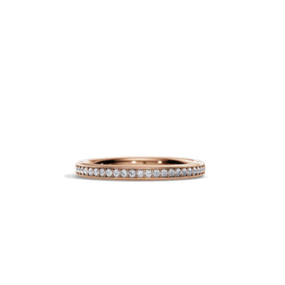 0.20 TCW Round Eternity Moissanite Wedding Band