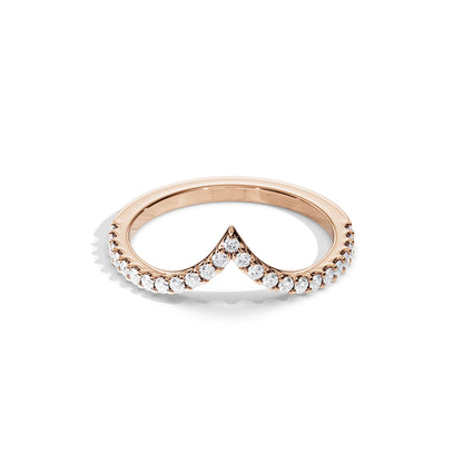 0.25 TCW  Round Minimalist magic Moissanite Wedding Band