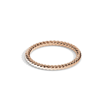Twisted Plain Wedding Band