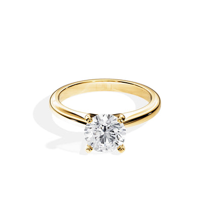 1.50 CT Round Cut Moissanite Solitaire Setting Engagement Ring