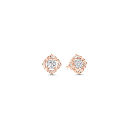 0.35 TCW Round Moissanite Diamond Stud Earrings - farrellouise