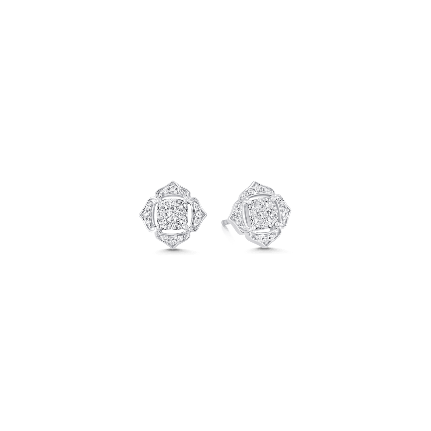 0.35 TCW Round Moissanite Diamond Stud Earrings - farrellouise