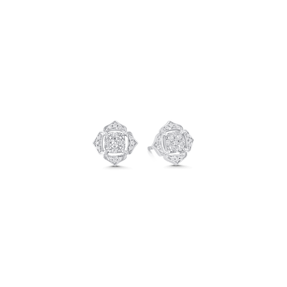 0.35 TCW Round Moissanite Diamond Stud Earrings - farrellouise
