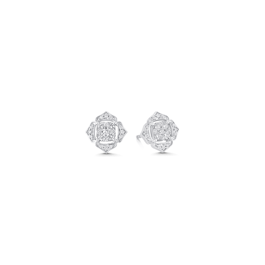 0.35 TCW Round Moissanite Diamond Stud Earrings - farrellouise