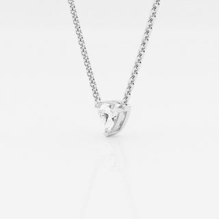 0.50 CT Trillion Moissanite Diamond Solitaire Necklace - farrellouise