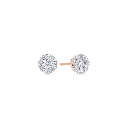 0.41 TCW Round Moissanite Diamond Stud Earrings - farrellouise
