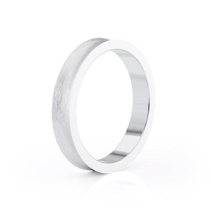 Classic Brushed Finish Wedding Band For Men - farrellouise
