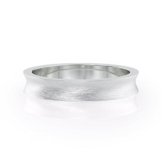 Classic Brushed Finish Wedding Band For Men - farrellouise