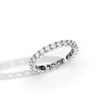 1.50 TCW Round Full  Eternity Style Wedding Band