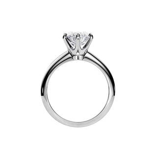 1.50 CT Round Cut Moissanite Solitaire Engagement Ring